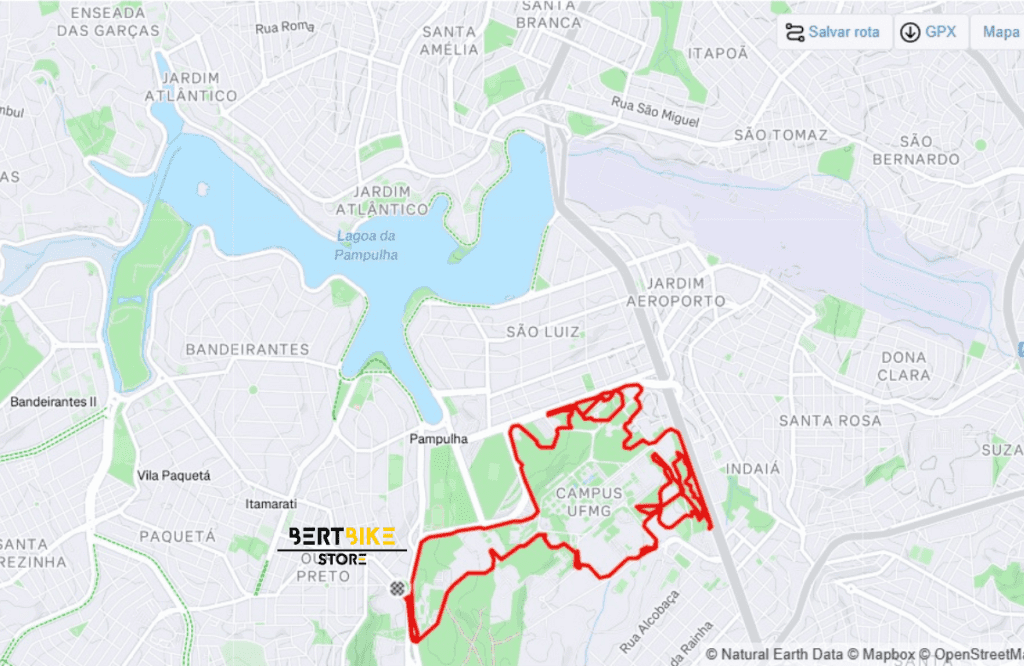 onde pedalar em bh trilhas ufmg