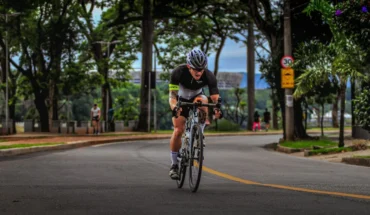 foto ciclista treinamento lagoa da pampulha